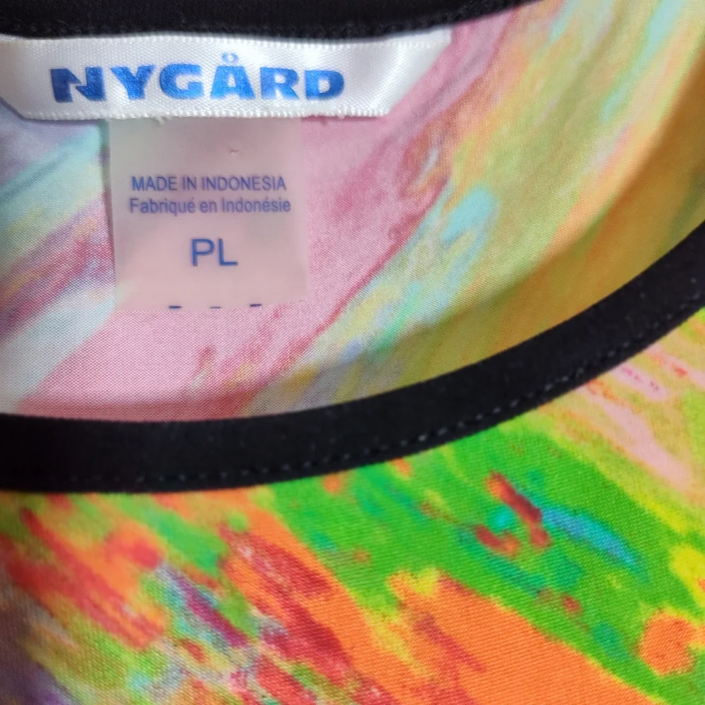 Peter Nygard Multicolor Abstract Women's Blouse